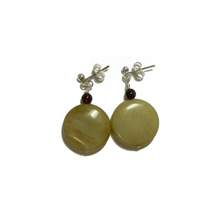 Green Jade Drop Earrings Green Jade Drop Earrings